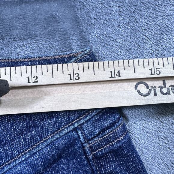 Ann Taylor Loft Outlet Modern Skinny Jeans Womens 2 Blue Dark Denim‎ Stretch - Picture 10 of 13